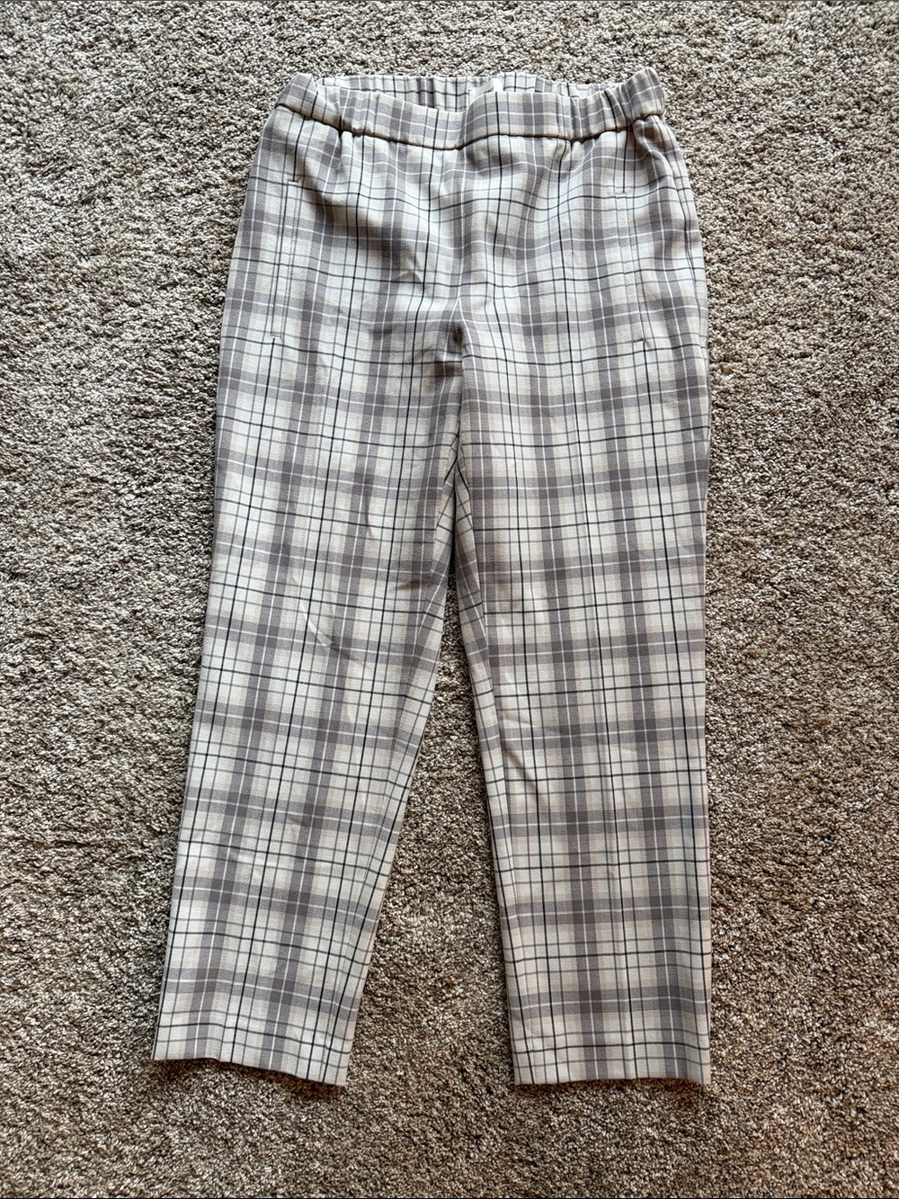 Aritzia Wilfred plaid ankle pants
